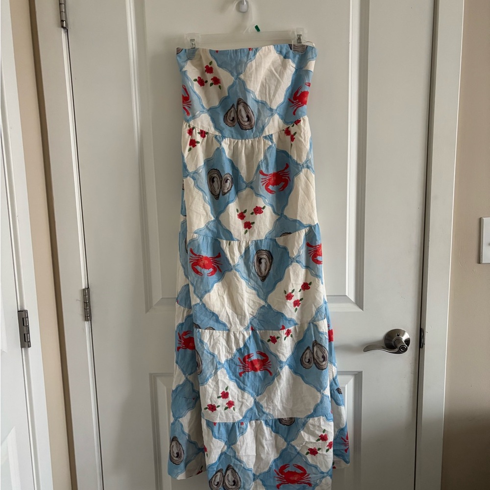 Bailey Rose Strapless Oyster Dress – Size M